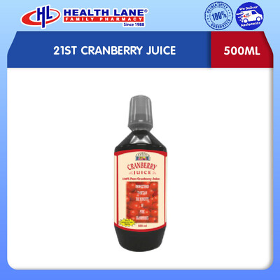 21ST CRANBERRY JUS (500ML)